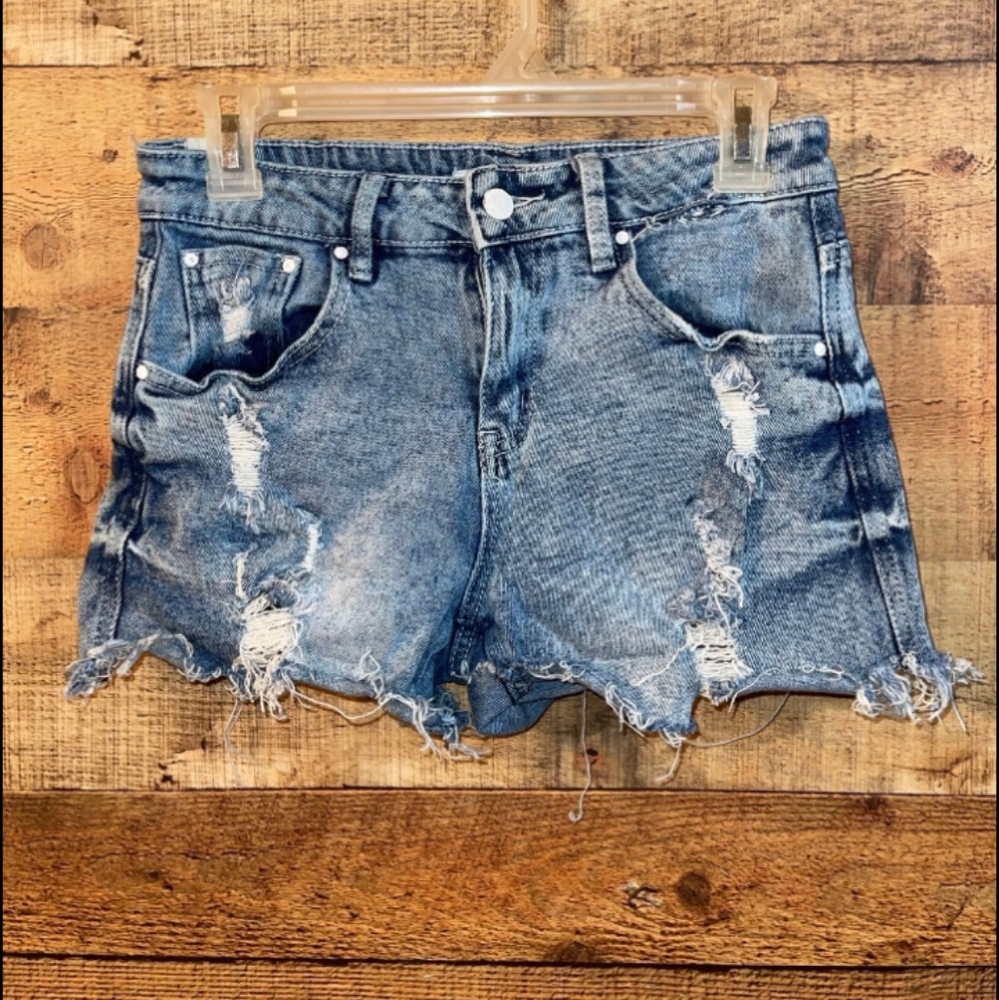 SOLD Almost Famous light wash Denim shorts